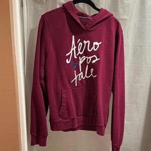 Aeropostale Burgundy Hoodie
